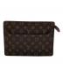 LOUIS VUITTON (ルイ ヴィトン) セカンドバッグ ブラウン：26000円
