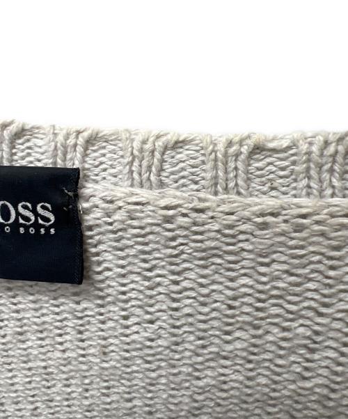 BOSS（ボス）BOSS (ボス) コットンニット ベージュ サイズ:４８の古着・服飾アイテム