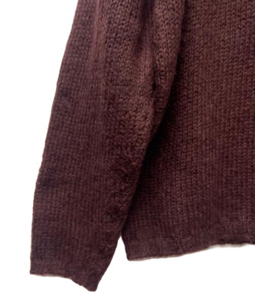 BOSS（ボス）BOSS (ボス) モヘア混ニット レッド サイズ:５０の古着・服飾アイテム