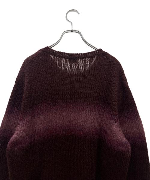 BOSS（ボス）BOSS (ボス) モヘア混ニット レッド サイズ:５０の古着・服飾アイテム