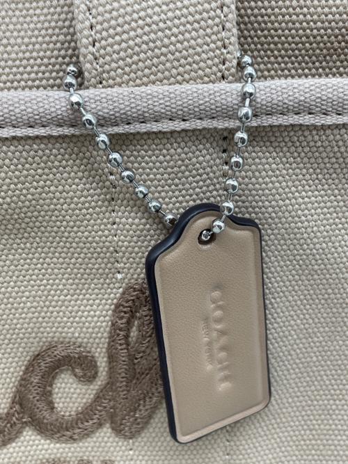 COACH（コーチ）COACH (コーチ) カーゴ トート バッグ 26 ベージュの古着・服飾アイテム