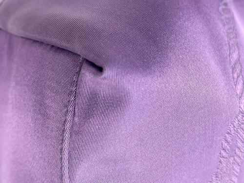 PRADA（プラダ）PRADA (プラダ) ロゴジャガードナイロントートバッグ パープルの古着・服飾アイテム