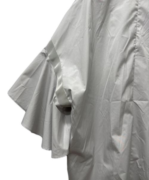 LE PHIL（ル フィル）LE PHIL (ル フィル) ラッフルスリーブ ブラウス グレー サイズ:FREEの古着・服飾アイテム