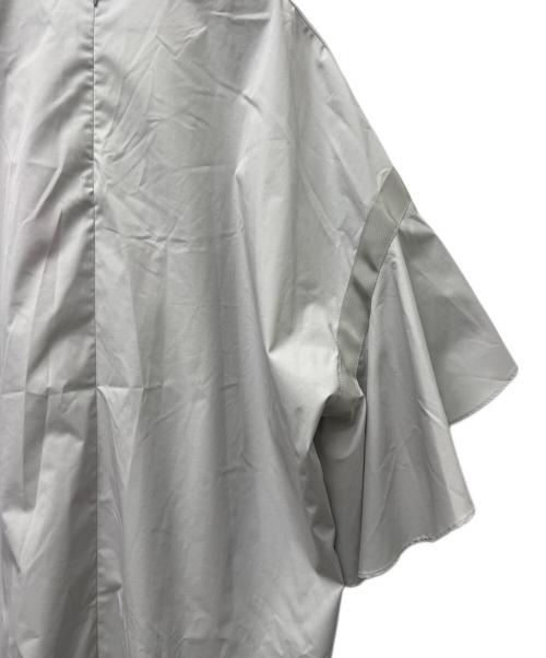 LE PHIL（ル フィル）LE PHIL (ル フィル) ラッフルスリーブ ブラウス グレー サイズ:FREEの古着・服飾アイテム