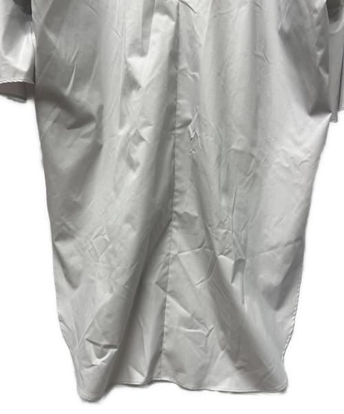 LE PHIL（ル フィル）LE PHIL (ル フィル) ラッフルスリーブ ブラウス グレー サイズ:FREEの古着・服飾アイテム