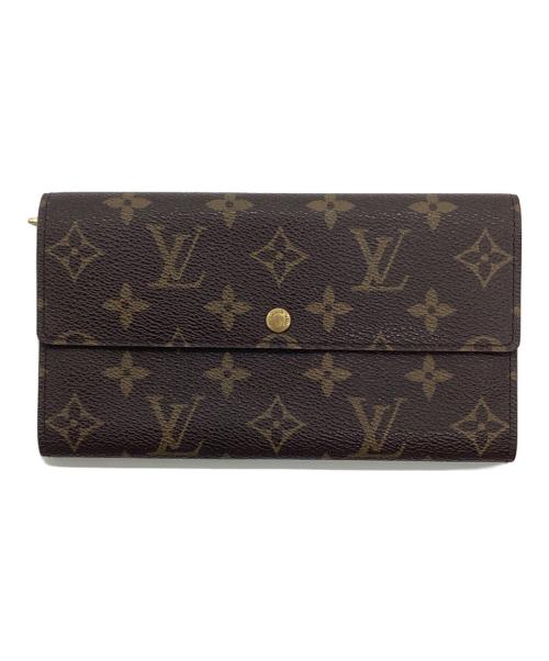 LOUIS VUITTON（ルイ ヴィトン）LOUIS VUITTON (ルイ ヴィトン) ポルトフォイユ・サラ ブラウンの古着・服飾アイテム
