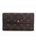 LOUIS VUITTON（ルイ ヴィトン）の古着「ポルトフォイユ・サラ」｜ブラウン