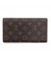 LOUIS VUITTON (ルイ ヴィトン) ポルトフォイユ・サラ ブラウン：23000円
