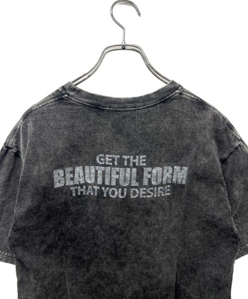 Hysteric Glamour（ヒステリックグラマー）Hysteric Glamour (ヒステリックグラマー) ロゴガールプリントTシャツ グレー サイズ:Sの古着・服飾アイテム