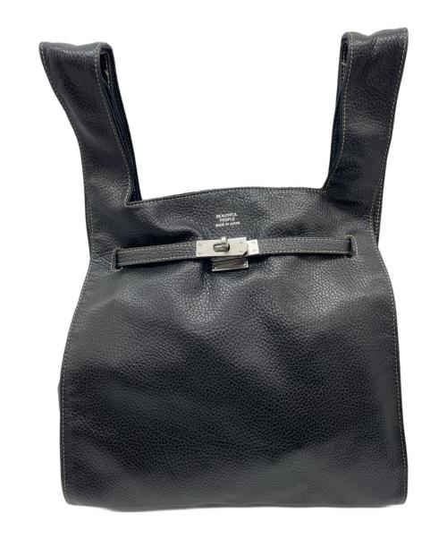 beautiful people（ビューティフルピープル）beautiful people (ビューティフルピープル) xlarge market bag ブラックの古着・服飾アイテム