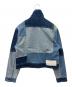 adidas (アディダス) デニムパッチワークトラックトップ スカイブルー×インディゴ サイズ:ＸＳ：7000円