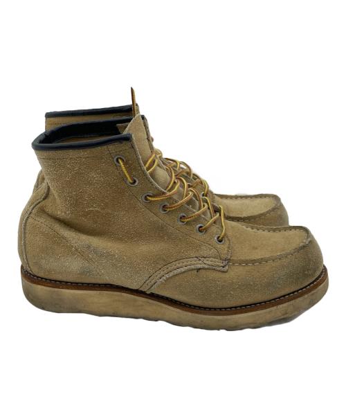 RED WING（レッドウィング）RED WING (レッドウィング) 6-inch Moc Toe boot ベージュ サイズ:SIZE 8の古着・服飾アイテム