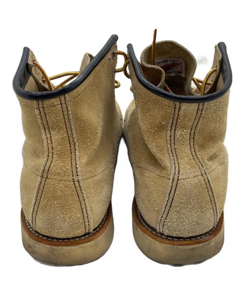 RED WING（レッドウィング）RED WING (レッドウィング) 6-inch Moc Toe boot ベージュ サイズ:SIZE 8の古着・服飾アイテム