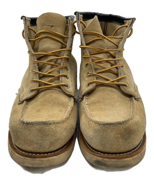 RED WING（レッドウィング）RED WING (レッドウィング) 6-inch Moc Toe boot ベージュ サイズ:SIZE 8の古着・服飾アイテム