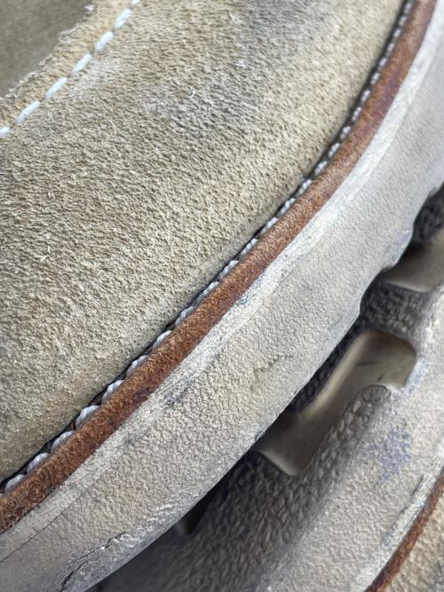 RED WING（レッドウィング）RED WING (レッドウィング) 6-inch Moc Toe boot ベージュ サイズ:SIZE 8の古着・服飾アイテム
