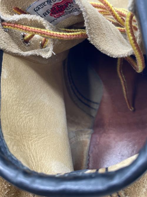 RED WING（レッドウィング）RED WING (レッドウィング) 6-inch Moc Toe boot ベージュ サイズ:SIZE 8の古着・服飾アイテム