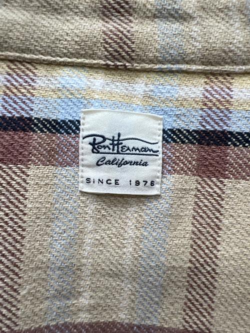 Ron Herman（ロンハーマン）Ron Herman (ロンハーマン) 長袖シャツ ベージュ サイズ:Ｌの古着・服飾アイテム