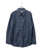 RON HERMAN DENIMロンハーマンデニム）の古着「シャンブレーシャツ」｜インディゴ