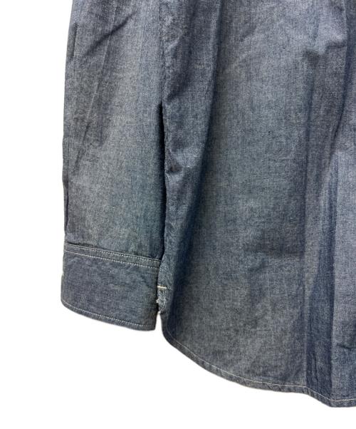 RON HERMAN DENIM（ロンハーマンデニム）RON HERMAN DENIM (ロンハーマンデニム) シャンブレーシャツ インディゴ サイズ:ＸＬの古着・服飾アイテム