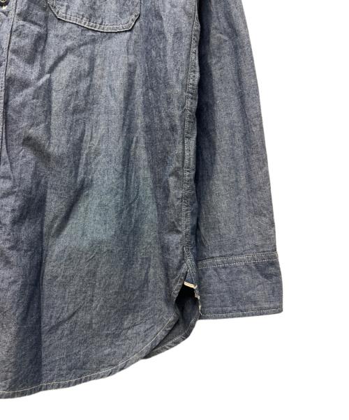RON HERMAN DENIM（ロンハーマンデニム）RON HERMAN DENIM (ロンハーマンデニム) シャンブレーシャツ インディゴ サイズ:ＸＬの古着・服飾アイテム