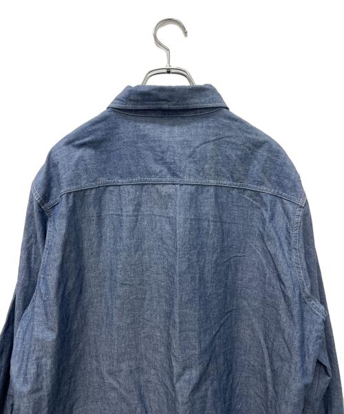 RON HERMAN DENIM（ロンハーマンデニム）RON HERMAN DENIM (ロンハーマンデニム) シャンブレーシャツ インディゴ サイズ:ＸＬの古着・服飾アイテム