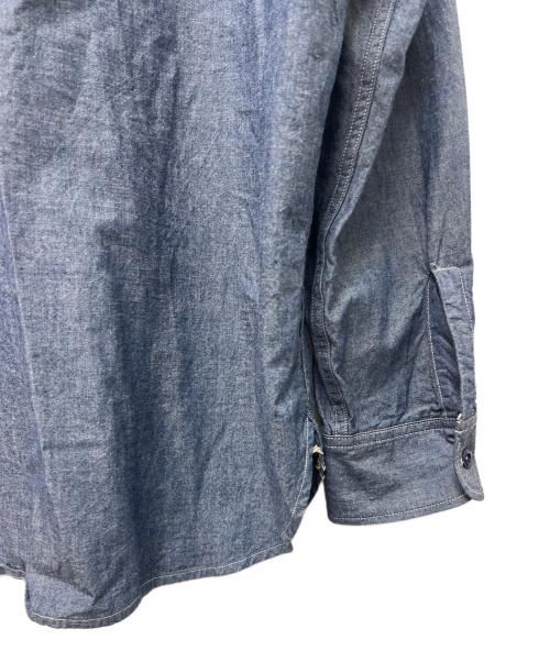 RON HERMAN DENIM（ロンハーマンデニム）RON HERMAN DENIM (ロンハーマンデニム) シャンブレーシャツ インディゴ サイズ:ＸＬの古着・服飾アイテム