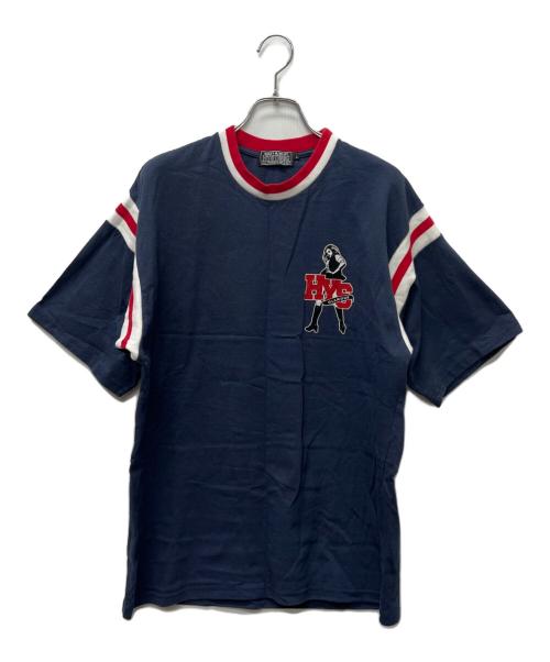 Hysteric Glamour（ヒステリックグラマー）Hysteric Glamour (ヒステリックグラマー) HYSTERIC SERVICE Tシャツ ネイビー×レッド サイズ:Ｌの古着・服飾アイテム