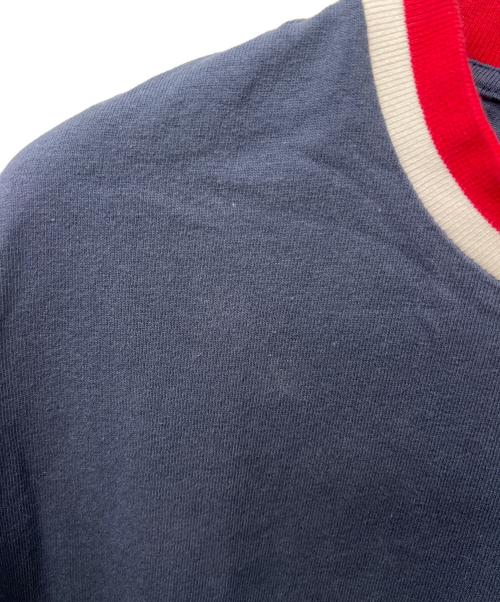 Hysteric Glamour（ヒステリックグラマー）Hysteric Glamour (ヒステリックグラマー) HYSTERIC SERVICE Tシャツ ネイビー×レッド サイズ:Ｌの古着・服飾アイテム