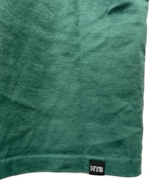 Hysteric Glamour（ヒステリックグラマー）Hysteric Glamour (ヒステリックグラマー) EVERY DAY HOLIDAY Tシャツ グリーン サイズ:Ｌの古着・服飾アイテム