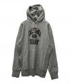Champion REVERSE WEAVE×STANDARD CALIFORNIAチャンピオン リバース ウィーブ×スタンダードカリフォルニア）の古着「20周年記念別注モデルプルオーバーパーカー」｜グレー