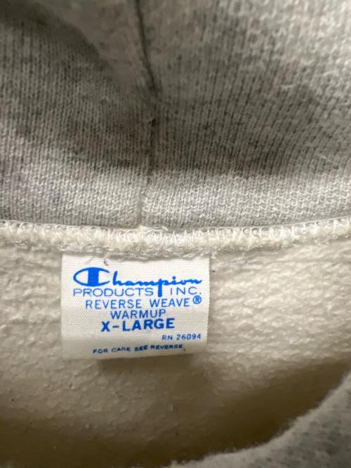 Champion REVERSE WEAVE（チャンピオン リバース ウィーブ）Champion REVERSE WEAVE (チャンピオン リバース ウィーブ) STANDARD CALIFORNIA (スタンダードカリフォルニア) 20周年記念別注モデルプルオーバーパーカー グレー サイズ:ＸＬの古着・服飾アイテム