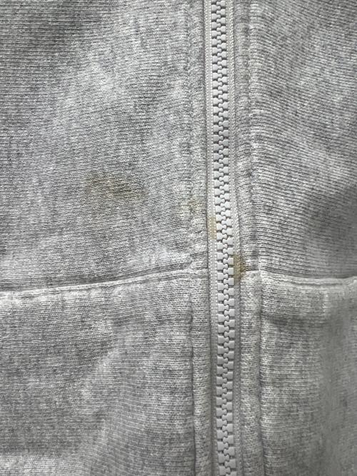 Champion REVERSE WEAVE（チャンピオン リバース ウィーブ）Champion REVERSE WEAVE (チャンピオン リバース ウィーブ) ジップパーカー グレー サイズ:ＸＬの古着・服飾アイテム