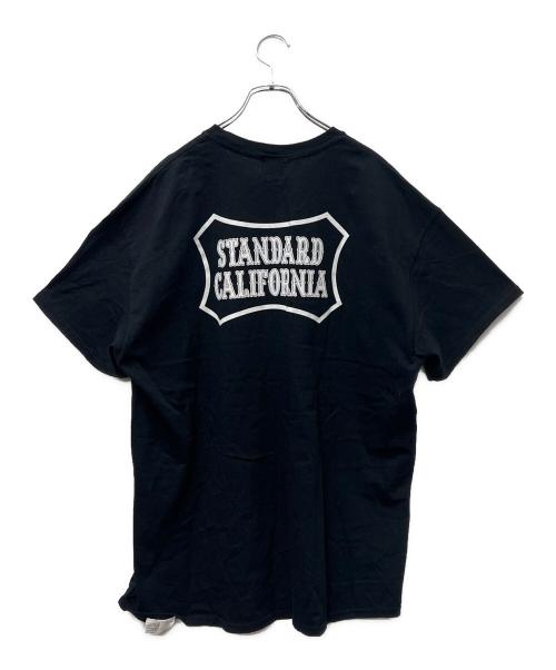 VANS（ヴァンズ）VANS (ヴァンズ) STANDARD CALIFORNIA (スタンダードカリフォルニア) VANS × SD LOGO T ブラック サイズ:ＸＬの古着・服飾アイテム