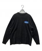 STANDARD CALIFORNIAスタンダードカリフォルニア）の古着「SD Heavyweight Stadium Logo Long Sleeve T」｜ブラック