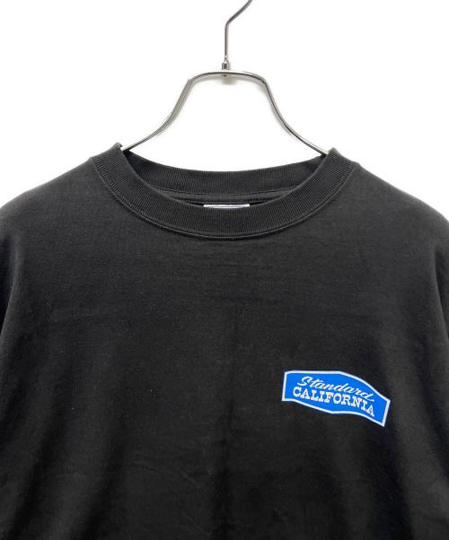 STANDARD CALIFORNIA（スタンダードカリフォルニア）STANDARD CALIFORNIA (スタンダードカリフォルニア) SD Heavyweight Stadium Logo Long Sleeve T ブラック サイズ:ＸＬの古着・服飾アイテム