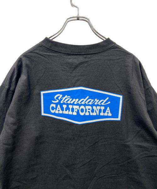 STANDARD CALIFORNIA（スタンダードカリフォルニア）STANDARD CALIFORNIA (スタンダードカリフォルニア) SD Heavyweight Stadium Logo Long Sleeve T ブラック サイズ:ＸＬの古着・服飾アイテム