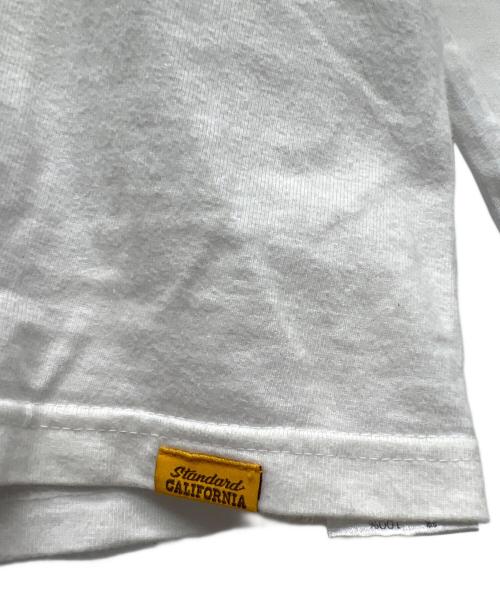 STANDARD CALIFORNIA（スタンダードカリフォルニア）STANDARD CALIFORNIA (スタンダードカリフォルニア) 長袖カットソー ホワイト サイズ:ＸＬの古着・服飾アイテム