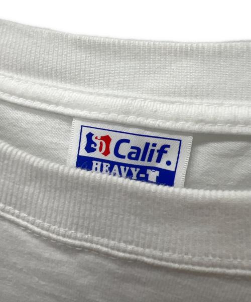 STANDARD CALIFORNIA（スタンダードカリフォルニア）STANDARD CALIFORNIA (スタンダードカリフォルニア) スクリプトフォントロゴTシャツ ホワイト サイズ:ＸＬの古着・服飾アイテム