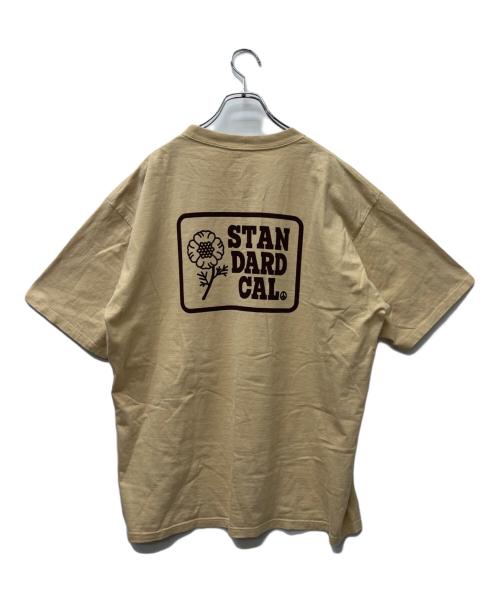 STANDARD CALIFORNIA（スタンダードカリフォルニア）STANDARD CALIFORNIA (スタンダードカリフォルニア) ポピーロゴTシャツ ベージュ サイズ:ＸＬの古着・服飾アイテム