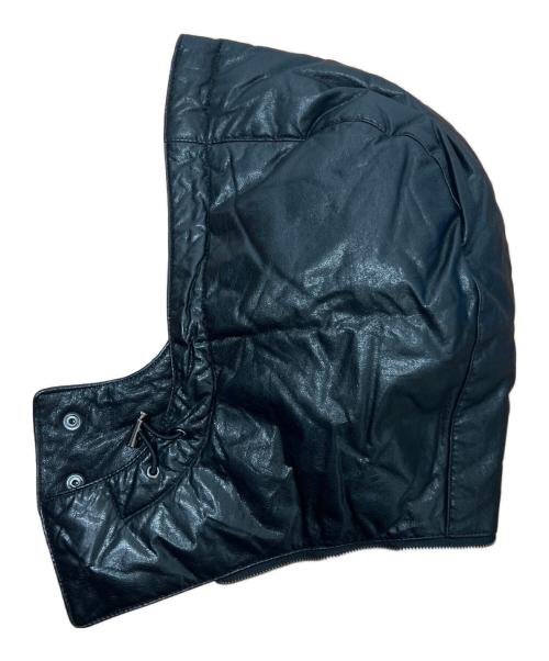 BURBERRY BLACK LABEL（バーバリーブラックレーベル）BURBERRY BLACK LABEL (バーバリーブラックレーベル) レザーダウンジャケット ブラック サイズ:Mの古着・服飾アイテム