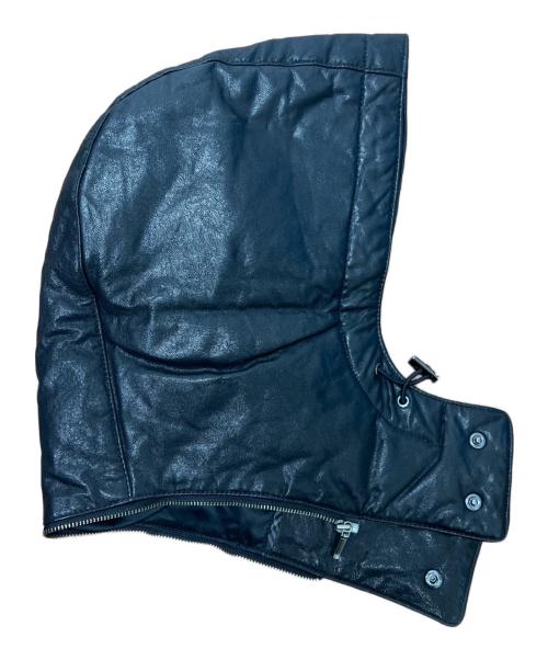 BURBERRY BLACK LABEL（バーバリーブラックレーベル）BURBERRY BLACK LABEL (バーバリーブラックレーベル) レザーダウンジャケット ブラック サイズ:Mの古着・服飾アイテム