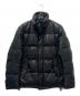 BURBERRY BLACK LABEL（バーバリーブラックレーベル）の古着「レザーダウンジャケット」｜ブラック