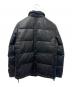 BURBERRY BLACK LABEL (バーバリーブラックレーベル) レザーダウンジャケット ブラック サイズ:M：30000円