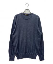 LORO PIANA（ロロピアーナ）の古着「シルクカシミヤニット」｜ネイビー