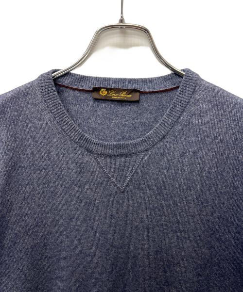 LORO PIANA（ロロピアーナ）LORO PIANA (ロロピアーナ) シルクカシミヤニット ネイビー サイズ:５２の古着・服飾アイテム