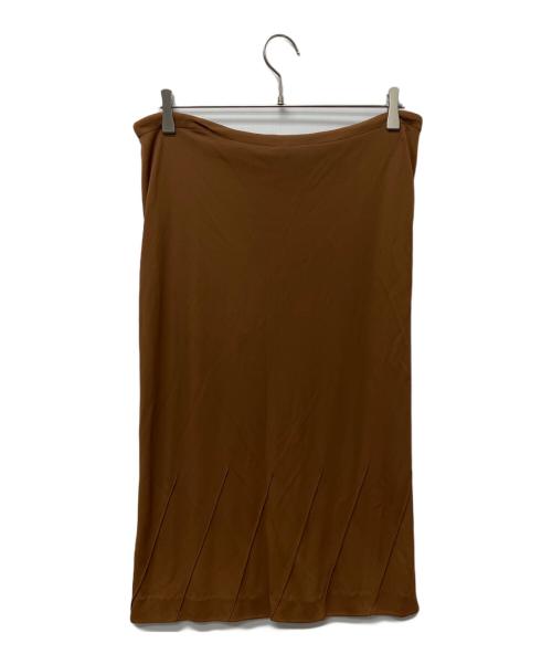 BOTTEGA VENETA（ボッテガベネタ）BOTTEGA VENETA (ボッテガベネタ) ロングスカート ブラウン サイズ:４０の古着・服飾アイテム