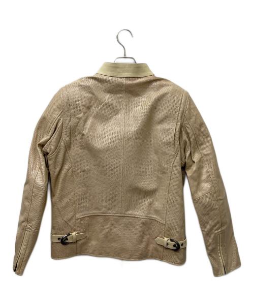 Liugoo Leathers（リューグーレザーズ）Liugoo Leathers (リューグーレザーズ) プロテクタージャケット ベージュ サイズ:Ｌの古着・服飾アイテム