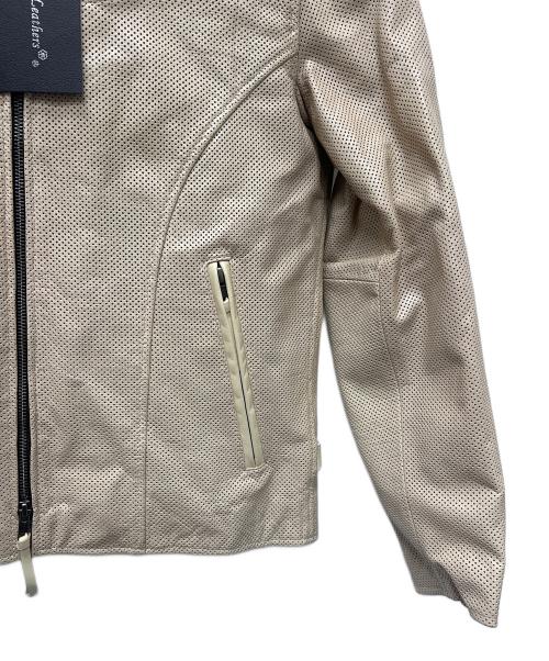Liugoo Leathers（リューグーレザーズ）Liugoo Leathers (リューグーレザーズ) プロテクタージャケット ベージュ サイズ:Ｌの古着・服飾アイテム