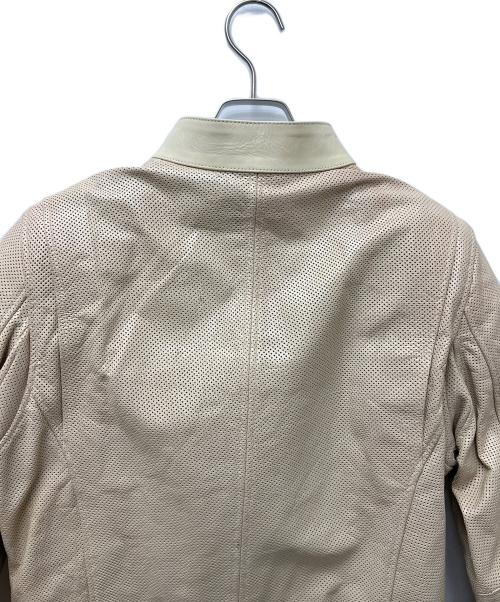Liugoo Leathers（リューグーレザーズ）Liugoo Leathers (リューグーレザーズ) プロテクタージャケット ベージュ サイズ:Ｌの古着・服飾アイテム