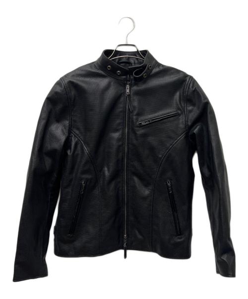 Liugoo Leathers（リューグーレザーズ）Liugoo Leathers (リューグーレザーズ) プロテクタージャケット ブラック サイズ:Ｌの古着・服飾アイテム